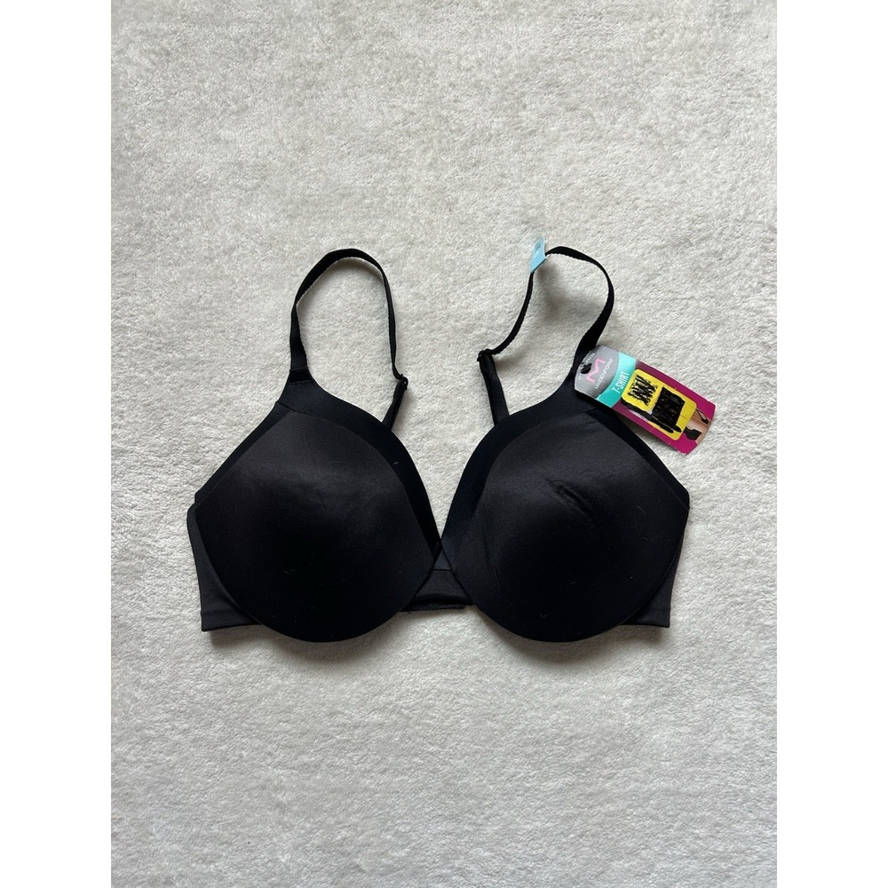 NEW Maidenform black t shirt bra Size 36C #lingerie #Tshirtbra #maidenform